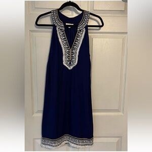 Mud Pie Boho Tunic Embroidered Dress Size M 8/10